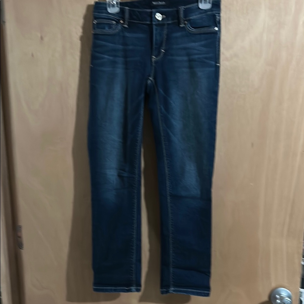 White House Black Market Blue Skinny Jeans